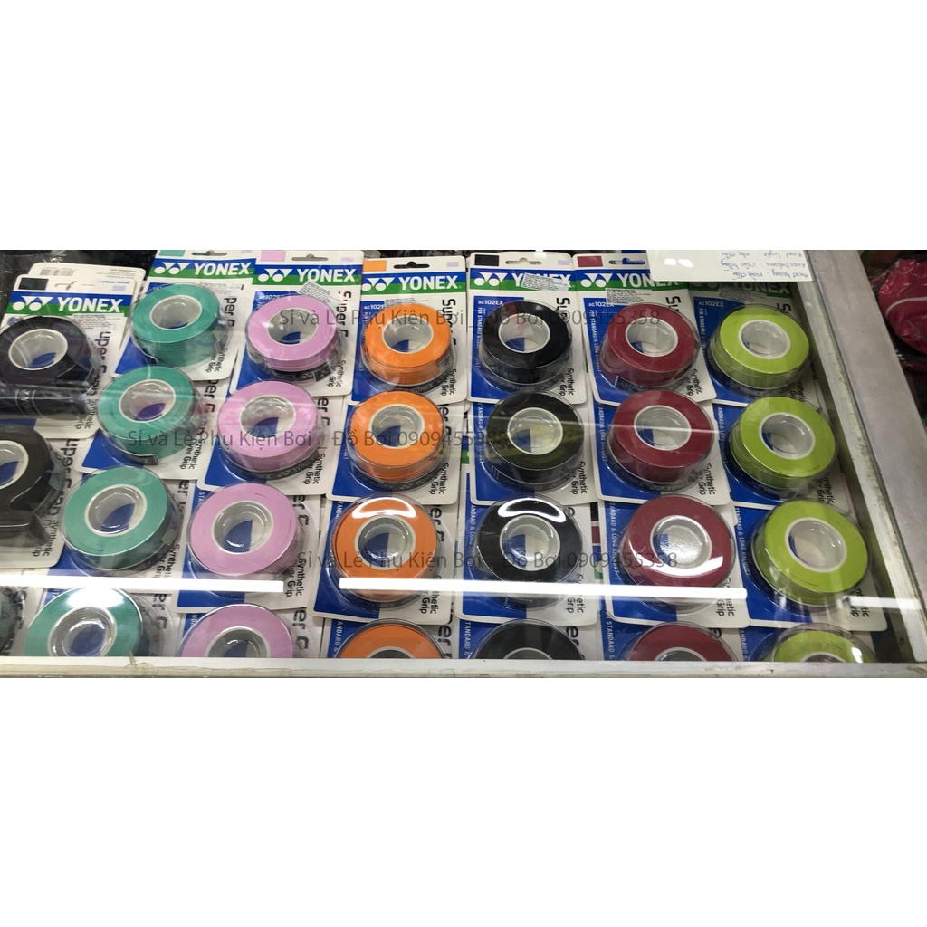 Quấn Cán Vợt Yonex 3 cuộn mã AC102EX - Giao màu ngẫu nhiên