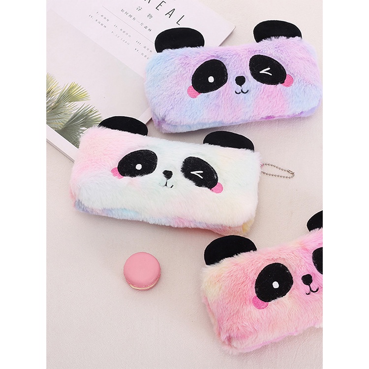 Hộp Đựng Bút Chì Cỡ Lớn In Hình Gấu Trúc 3D Dễ Thương Cho Học Sinh Ốp