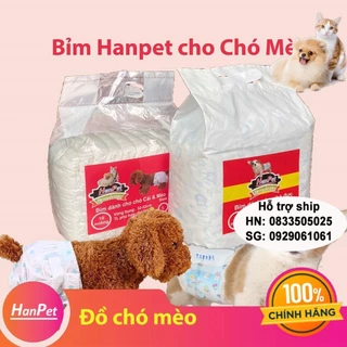 (Lẻ 1 miếng) Bỉm quần chó mèo - loại siêu thấm - đủ size (hanpet 395)
