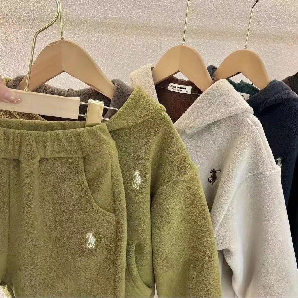 Bộ Áo Khoác + Quần Thể Thao Phong Cách Mới Cho Bé