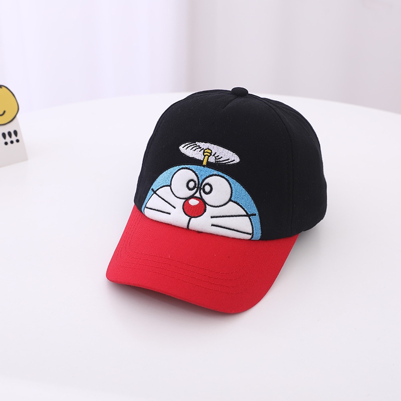 Mũ Lưỡi Trai Chống Nắng / Gió Thoáng Khí In Hoạt Hình Doraemon Thời Trang Xuân Thu Cho Bé