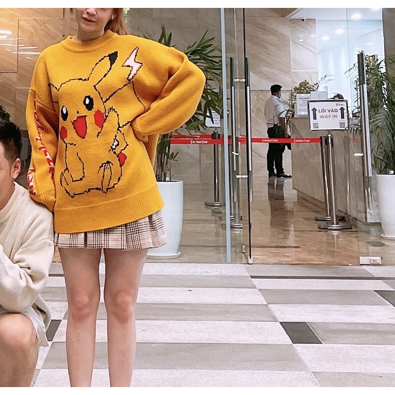 Áo len Pikachu QC cao cấp