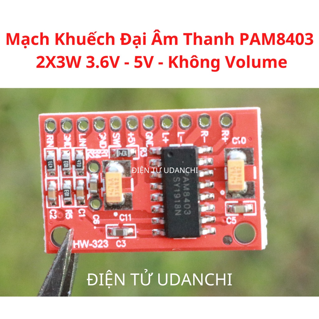 Mạch Khuếch Đại Âm Thanh PAM8403 2X3W 3.6V -5V - Không Volume