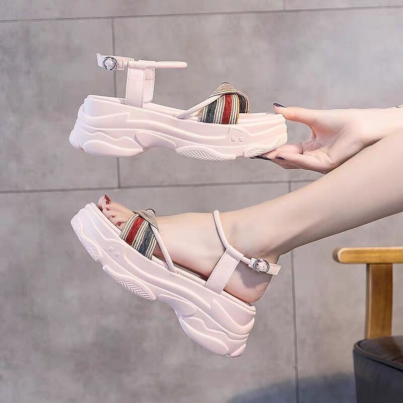 Xăng đan Đế Dày 7Cm Thời Trang Mùa Hè 2023 Cho Nữ