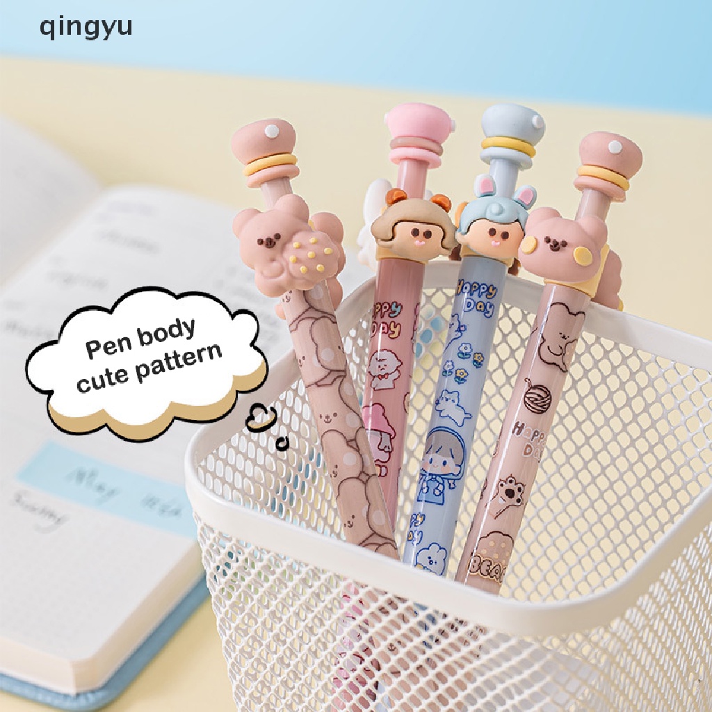 Bút Bi Nước Xoay Hình Anime Dễ Thương Cho Học Sinh