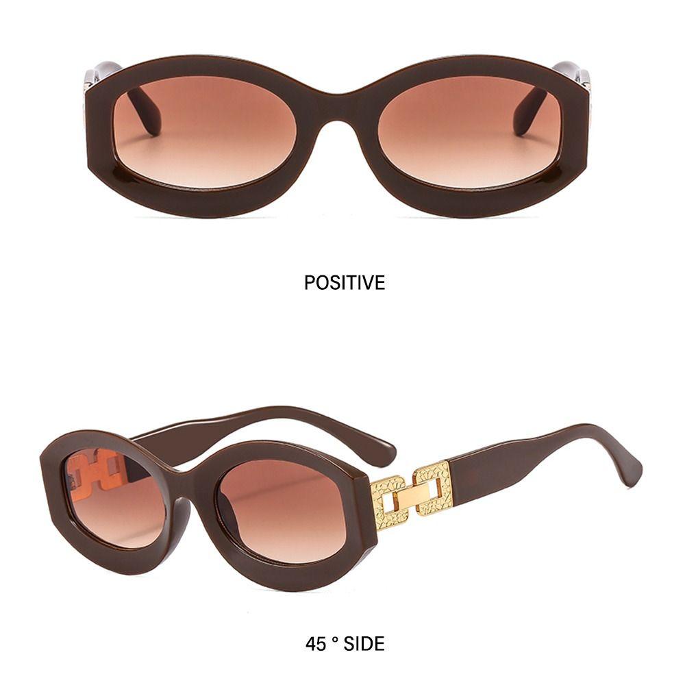 OSIER1 Kính Mát Hình Oval Phong Cách Hip hop