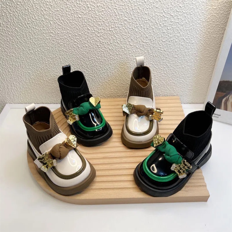 Giày Bốt Cổ Thấp Dễ Thương Cho Bé Gái 0-1 - 3 Tuổi