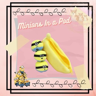 Gấu bông móc khoá Despicable Me Minion Stuart Kevin Bob hạt đậu