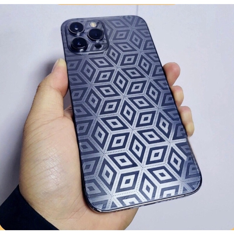 Miếng Dán Skin PPF 4D Full Khối Rubik Full Viền Dành Cho Ip 14promax/13promax/13pro/12promax/11promax/12pro/12/11/Xsmax
