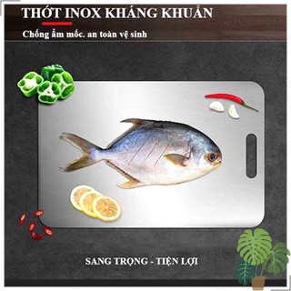 Thớt kháng khuẩn - Inox SUS 304 [Size 24*34cm]