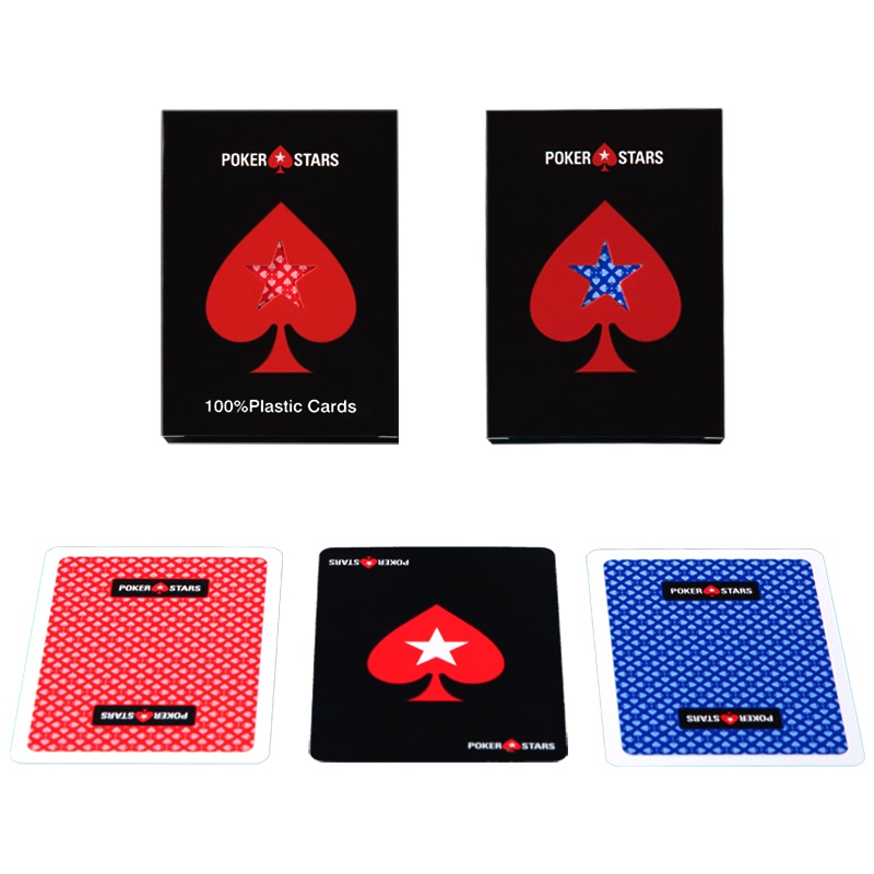 BN 53, Bộ bài tây nhựa Poker stars Texas Holdem bền đẹp cao cấp chống nước 100% nhựa