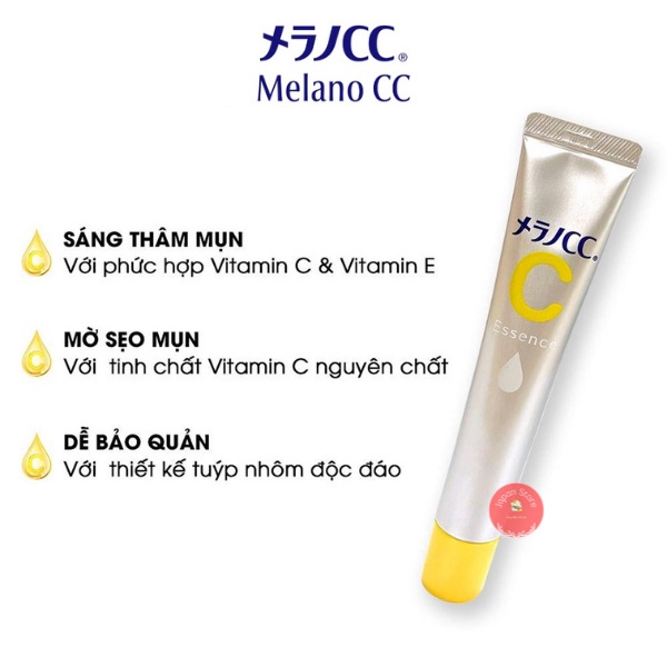 Serum dưỡng trắng da chống thâm nám Melano CC Whitening Essence 20ml
