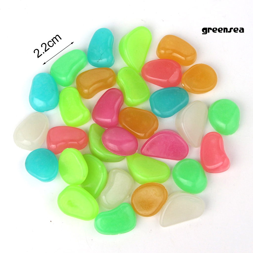 Set 50 Viên Đá Cuội Phát Sáng Dùng Để Trang Trí Bể Nuôi Cá
