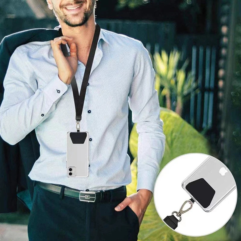 Thẻ Dán Cố Định Dây Đeo Điện Thoại Di Động Chống Thất Lạc Tự Dính Tiện Dụng