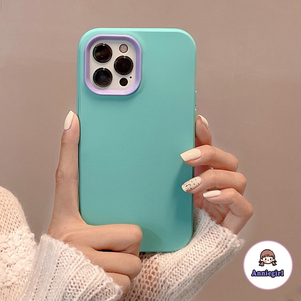 Ốp điện thoại silicon dẻo màu đỏ hồng thời trang chống sốc cho IPhone 14 13 12 11 Pro Max X XR Ultra