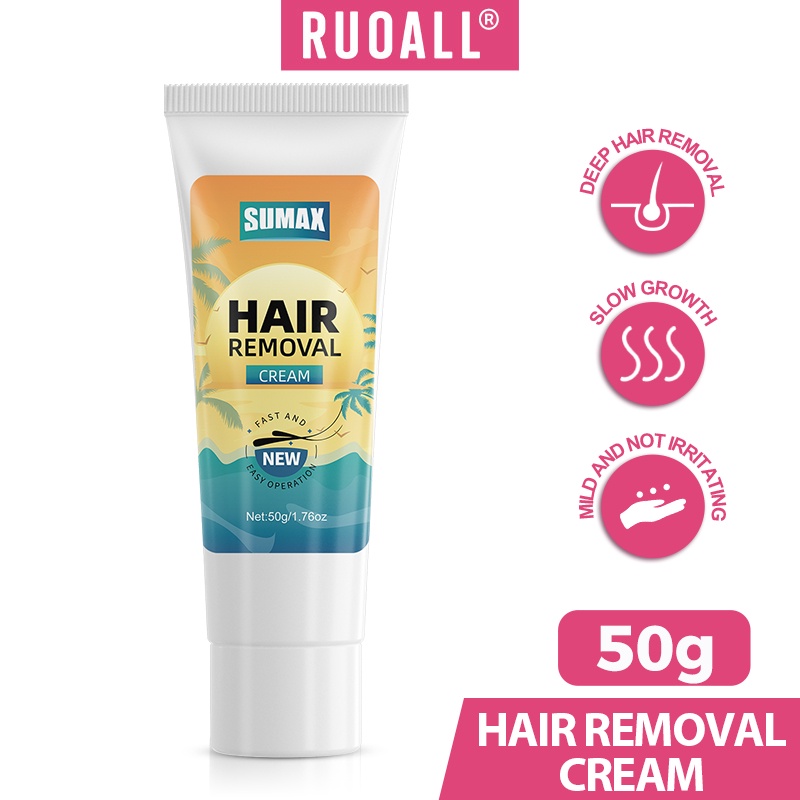 Kem Tẩy Lông RUOALL Không Đau Với Công Thức Nhạy Cảm Phù Hợp Với Mọi Vùng Da Nhạy Cảm