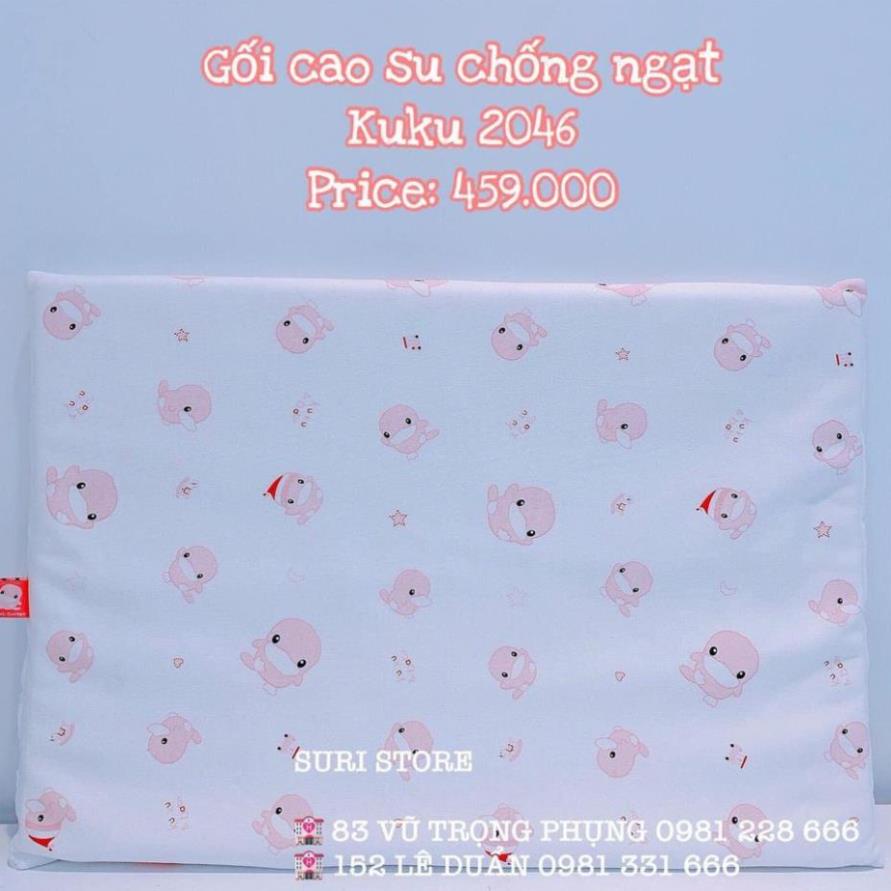 Gối cao su chống ngạt KUKU 2046