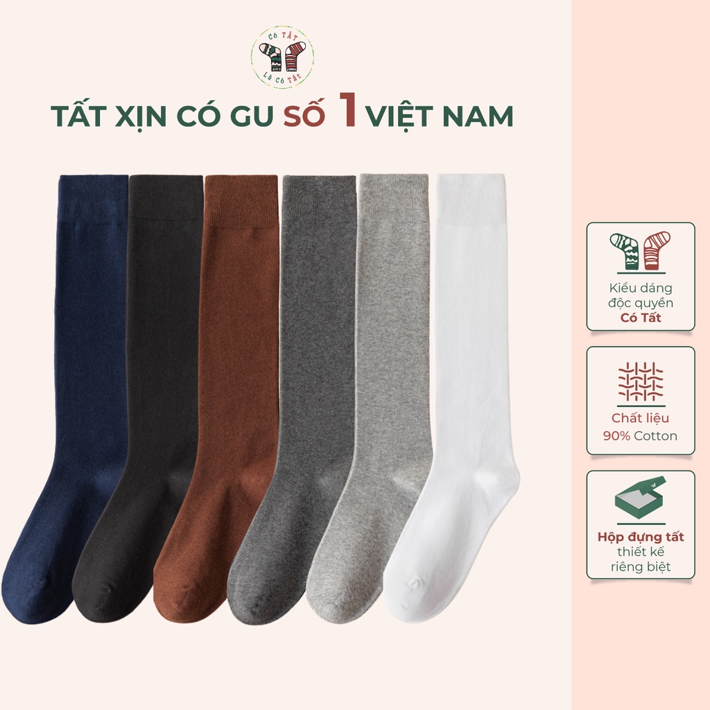 Tất dài nam Có Tất Là Có Tất 38cm cản gió giữ ấm mùa đông không lộ chân tối đa - AUS
