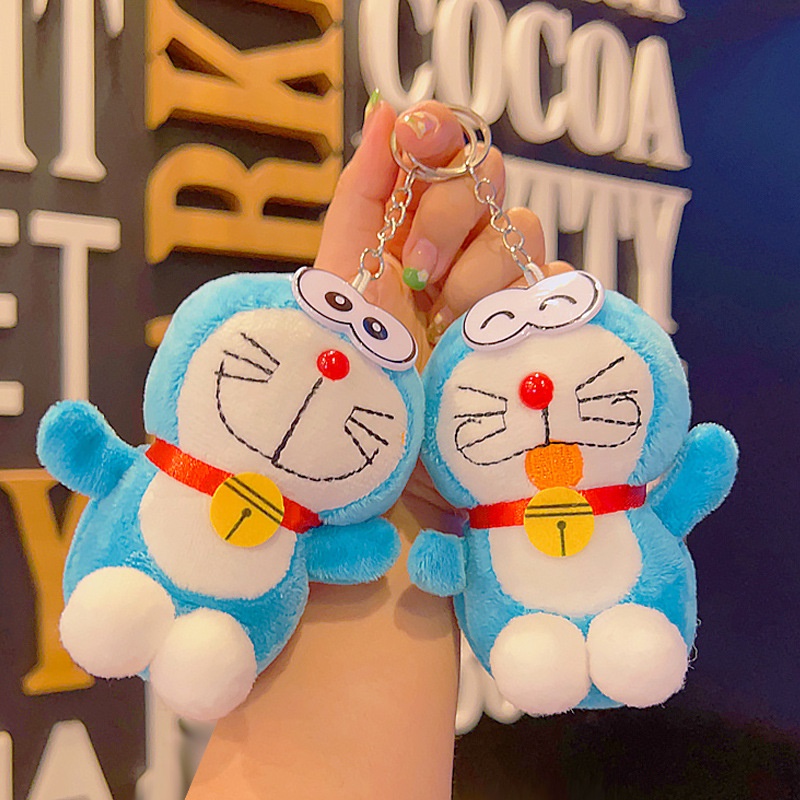 Móc Khóa Hình Doraemon Nhồi Bông Dễ Thương