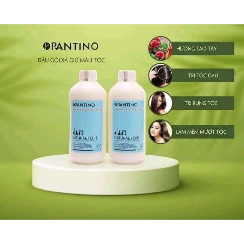 Cặp gội xả Patino số 06 + 07,dầu gội dầu xả ngăn dầu, ngăn gàu, giữ màu ,ngăn rụng tóc,phục hồi khô xơ,hư tổn