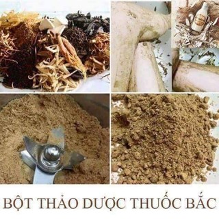 Bột tắm trắng thảo mộc handmade