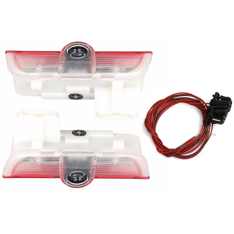 Bộ 2 Đèn Led Chiếu Logo Cho Volkswagen VW Tiguan Sagitar Eos Golf Sharan Scirocco Lamando