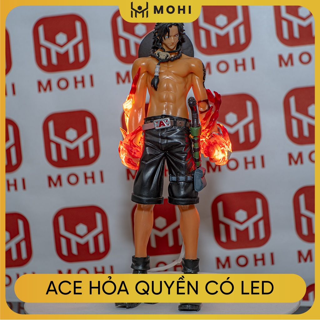 Mô Hình One Piece Ace, Ace Chibi, Ace Hỏa Quyền, Ace 15cm Figure Tượng Portgas D. Ace F.zero