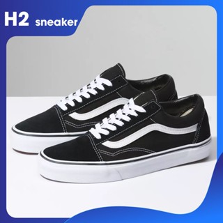 Giày nam nữ Vans old skool thể thao cổ thấp vải đen sọc trắng, Giày học sinh sinh viên giá rẻ full box bill