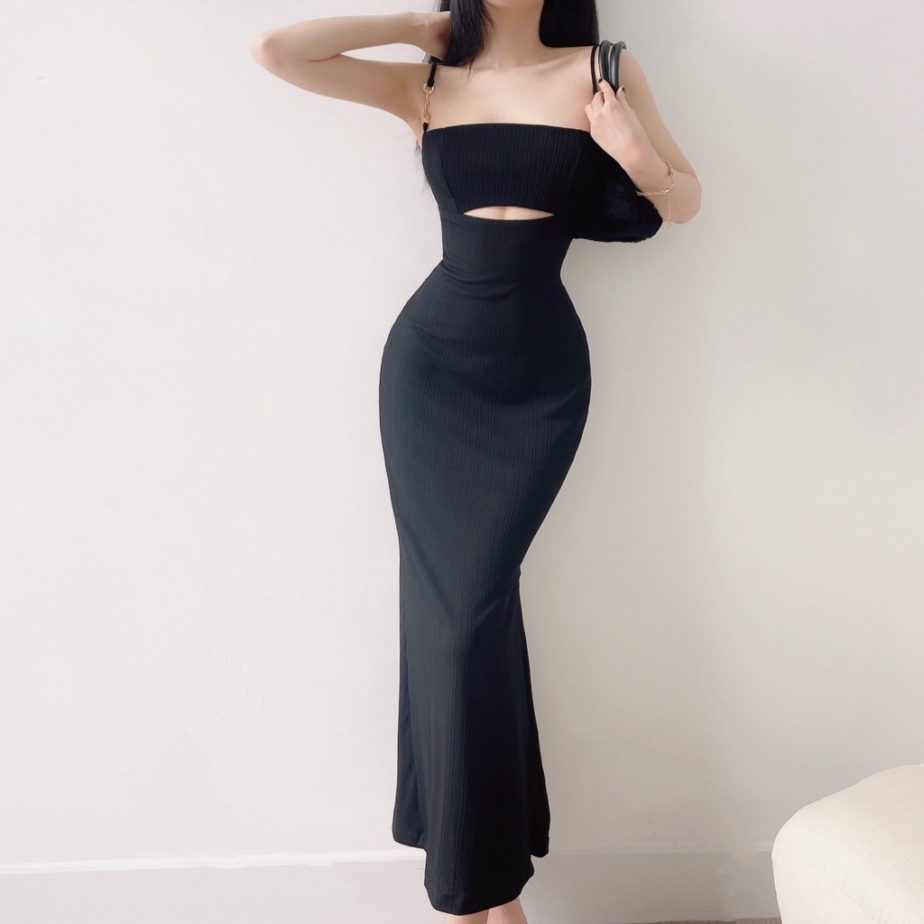 Michela dress đầm ôm body dây - TADstore