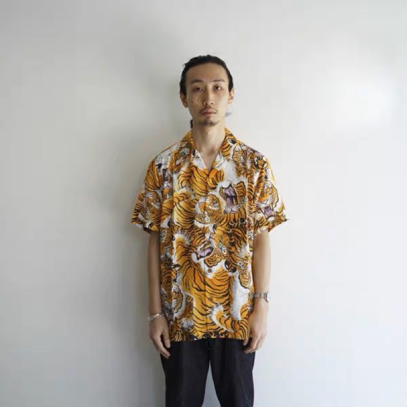 Wacko Maria - Áo sơ mi ngắn tay vintage unisex 01