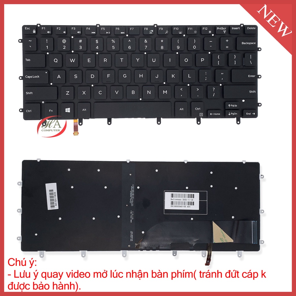 Bàn Phím dell XPS 15 9550