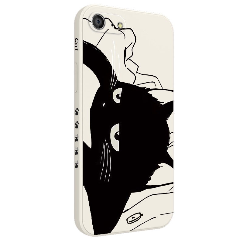 Ốp Điện Thoại Silicon Dẻo Họa Tiết Chú Mèo Dễ Thương Cho IPhone 8 7 6 6S Plus SE 2020