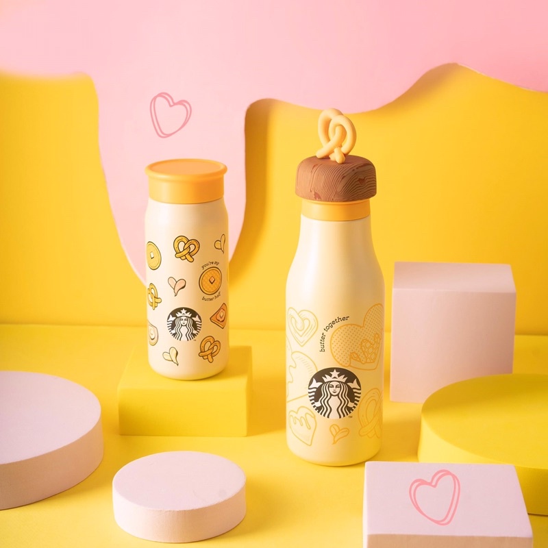 Bình Giữ Nhiệt Starbucks 16Oz  SS Butter Together Hàng Chính Hãng