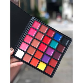 Bảng Son Cao Cấp Với Chất Son Lì Lên Màu Chuẩn Không Khô Môi 25 Ô