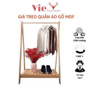 Giá Treo Quần Áo 💗FREESHIP💗 Kệ Treo Quần Áo Chữ A 1 Tầng Đa Năng Gỗ MDF Cao Cấp