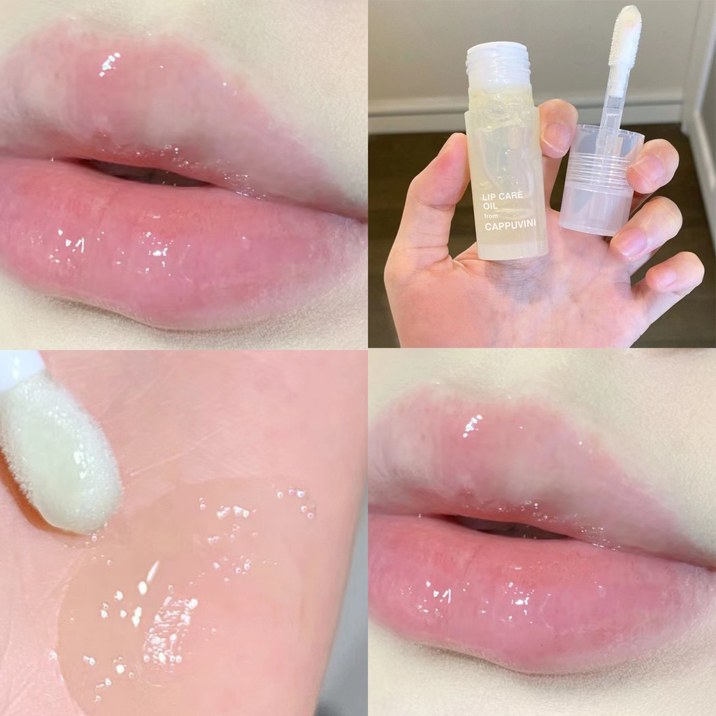 CAPPUVINI  Son bóng dưỡng ẩm nhẹ nhàng loại bỏ đường viền môi dành cho làm đẹp 4g