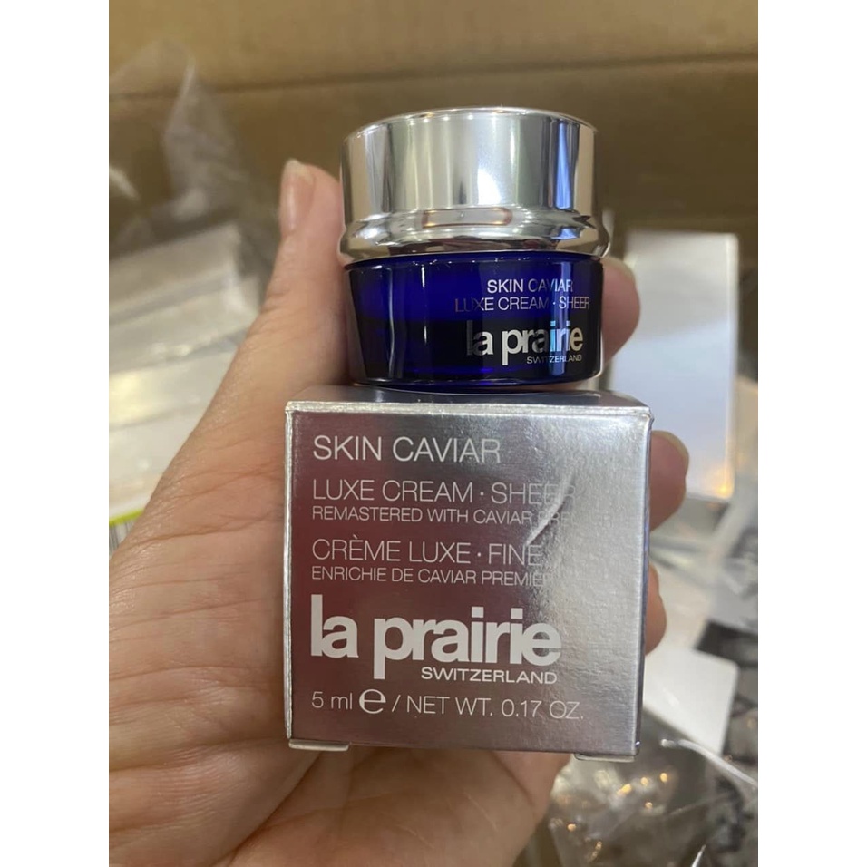 Kem Dưỡng Da Chống Lão Hóa La Prairie Skin Caviar Luxe Cream 5ml Chính Hãng (Size Mini)