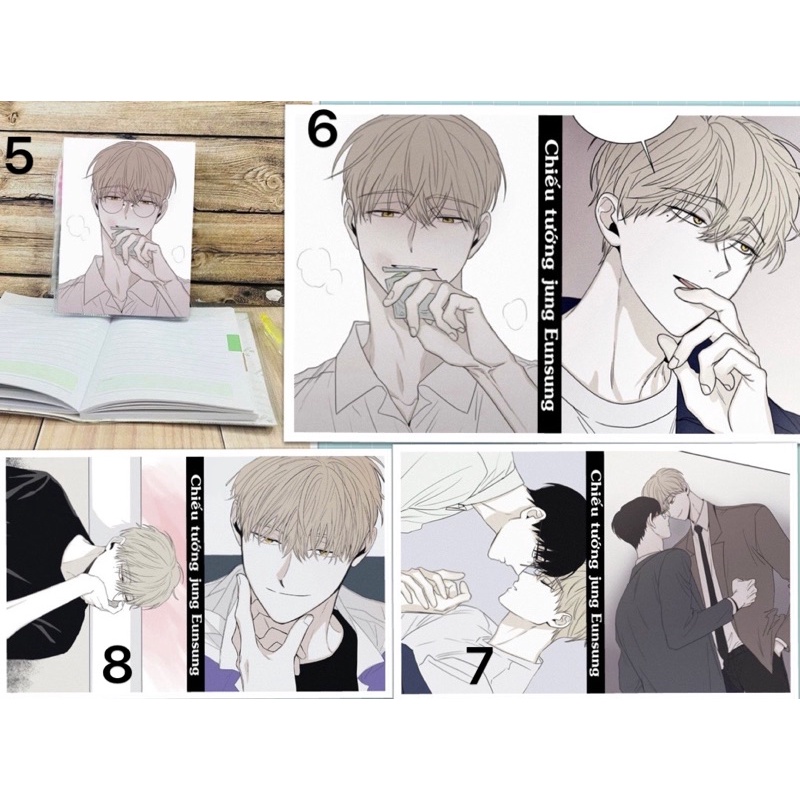 Sổ chiếu tướng jung eunsung BL/ sổ kèm bút in hình chiếu tướng BL jung eunsung