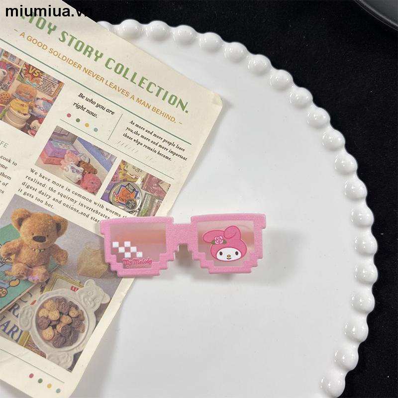 miumiuaKẹp Tóc Hình Mắt Kính Sanrio Dễ Thương Phong Cách Hàn Quốc Cho Cặp Đôi