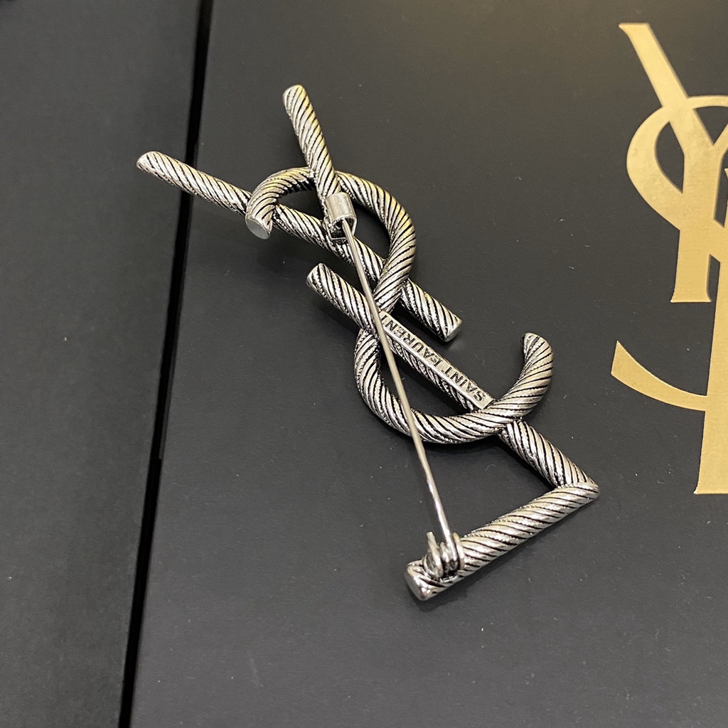 Ysl Ghim Cài Áo Hình Nón Len Thời Trang Cho Nam Nữ