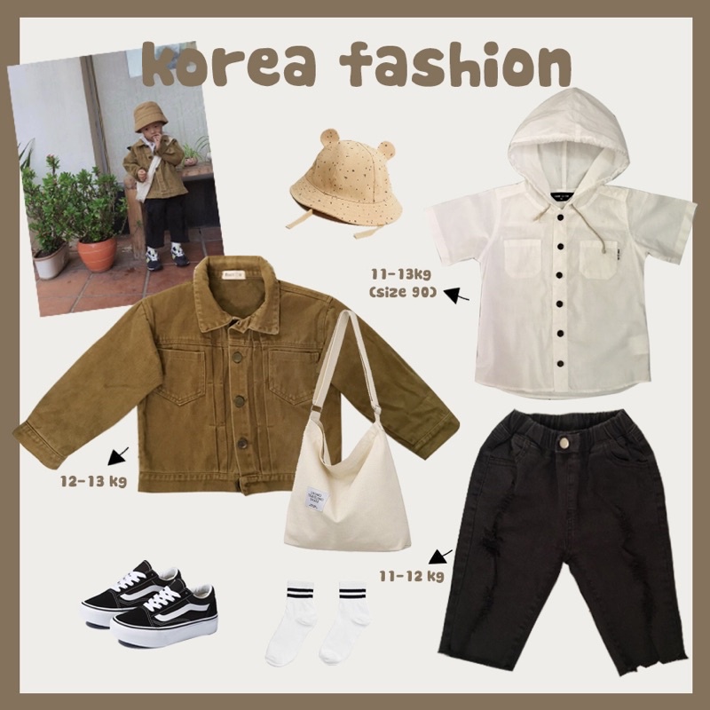 set đồ bé trai phong cách Hàn
