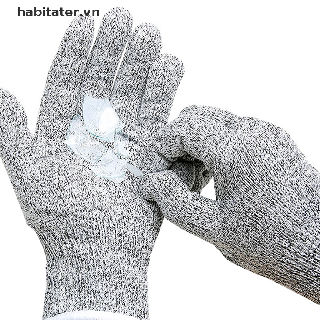 Găng Tay Bảo Hộ Chống Cắt Thủy Tinh HPPE Level 5 Độ Bền Cao