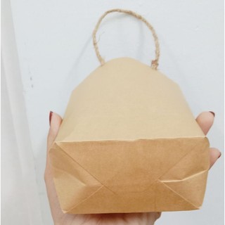 Combo 10 túi kraft nhật quai cói kt 13 x 18 cm