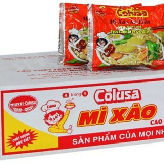 Thùng 30 gói Mì xào Colusa Miliket hương vị Gà gói 85g - có sẵn chính hãng