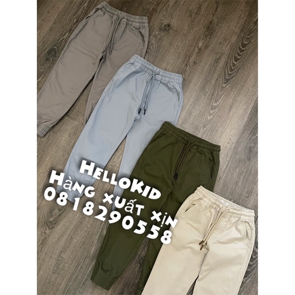 Quần jogger kaki ( NEW) bé trai & bé gái