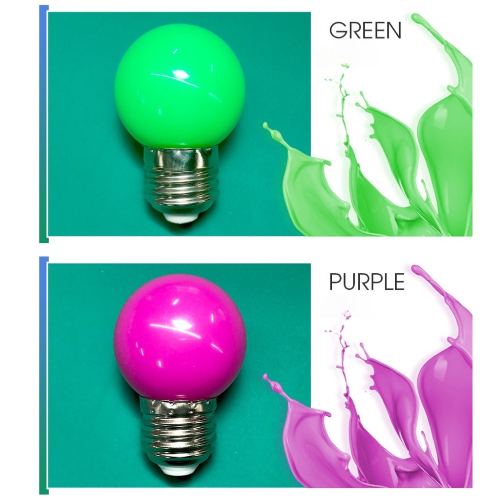 [BH 1 Năm] Bóng Đèn Chanh, Bóng Led 1W Đổi Màu Trang Trí Nhà Cửa , Led RGB Nháy Đổi Màu Tự Động ,Giá Rẻ ,Chống Nước | BigBuy360 - bigbuy360.vn