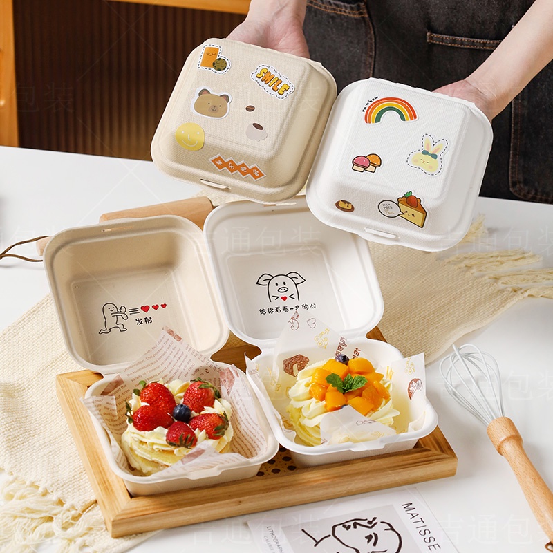 50 Hộp bã mía đựng bánh kem size bento, Các loại bánh khác
