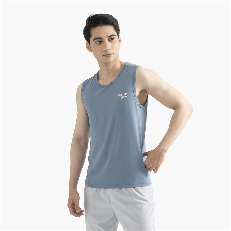 Áo sát nách tanktop nam Aristino ATT008S2 chất thể thao mềm mát, co giãn vận động thoải mái, trẻ trung