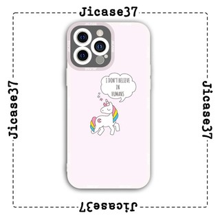 Ốp lưng iphone và samsung xiaomi oppo cạnh vuông Jicase unicorn