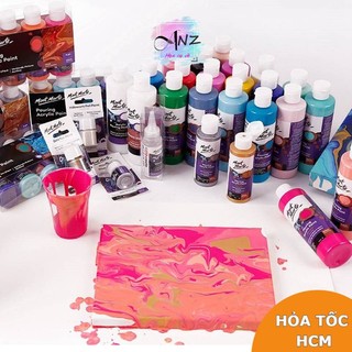 Màu Acrylic Mont Marte - Màu Đổ Acrylic Pouring Mont Marte dùng cho trang loang màu
